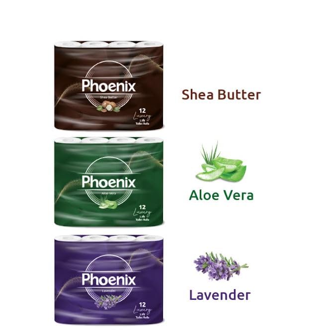 60 Phoenix Soft Supreme Luxury Toilet Rolls Bulk Buy - Quilted White 3 Ply Toilet Paper - Pack of 60 Toilet Tissue (12 x 5 Packs) - Toilet Rolls - Toilet Tissue - Loo Rolls - Eco Friendly Toilet Paper