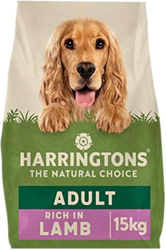 Harringtons Complete Dry Adult Dog Food Lamb & Rice 15 kg - Made with All Natural Ingredients