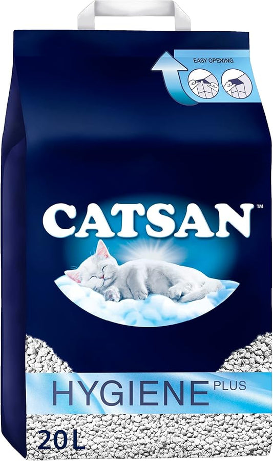 Catsan Hygiene Cat Litter 20 Litre - Maximum Absorption and Hygiene