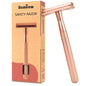 Bambaw Metal Safety Razor for Women - Rose Gold Women’s Razor - No Blade Included